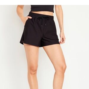 Old Navy High-Waisted PowerSoft Shorts, black small